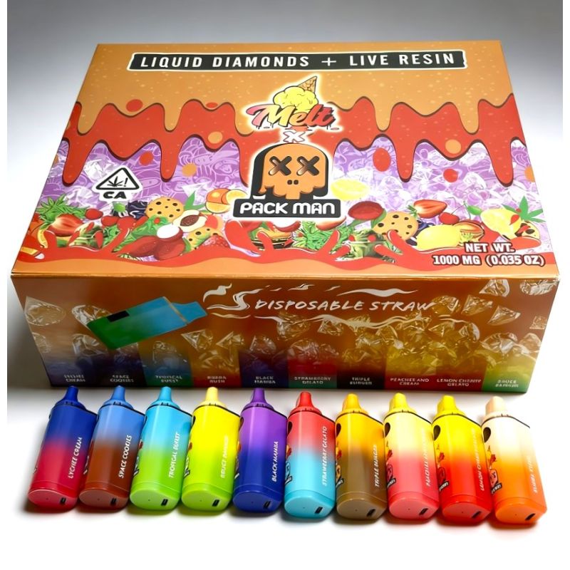 Melt x Packman 1g & 2g Empty Vape – New Packaging